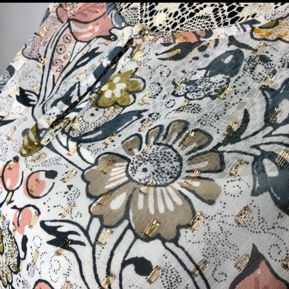 Loft shimmer dress flounce hem - Picture 11 of 15